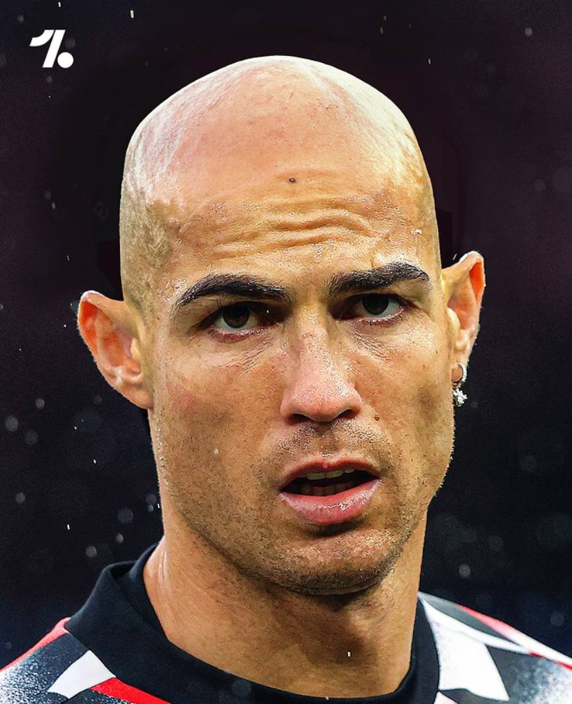 عکس | رونالدو با هوش مصنوعی کچل شد!