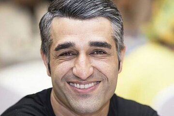 عکس | پژمان جمشیدی در کنار شبنم مقدمی در پشت صحنه فیلم هرت