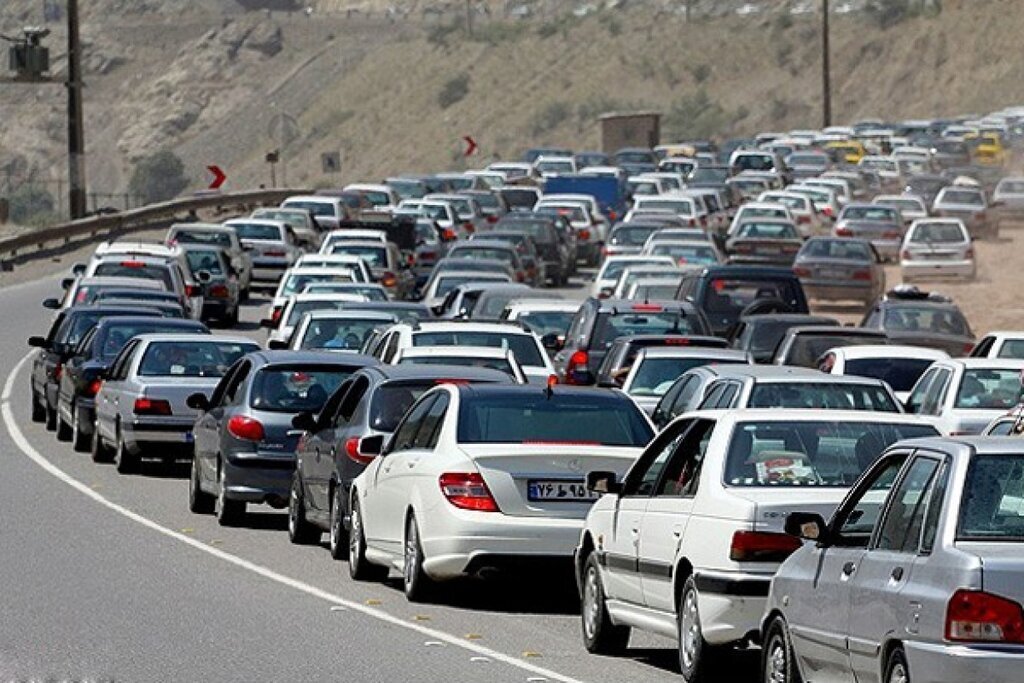- ترافیک سنگین در آزادراه تهران - شمال