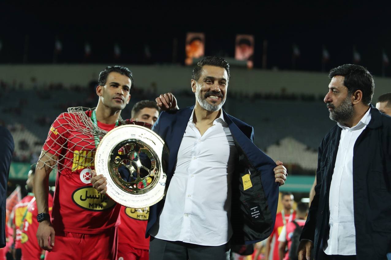 عکس| کت قهرمانی بر تن پرسپولیسی‌ها