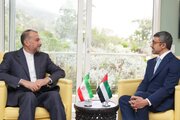 تأکید وزیر خارجه امارات بر گسترش روابط تجاری و اقتصادی با ایران