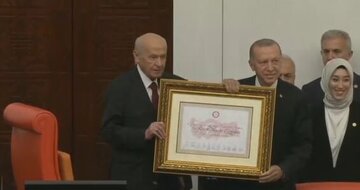  اردوغان سوگند یاد کرد/ قلیچدار در مراسم حضور نیافت
