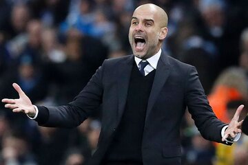 تصاویر | اشک شوق گواردیولا پس از فتح جام حذفی انگلیس