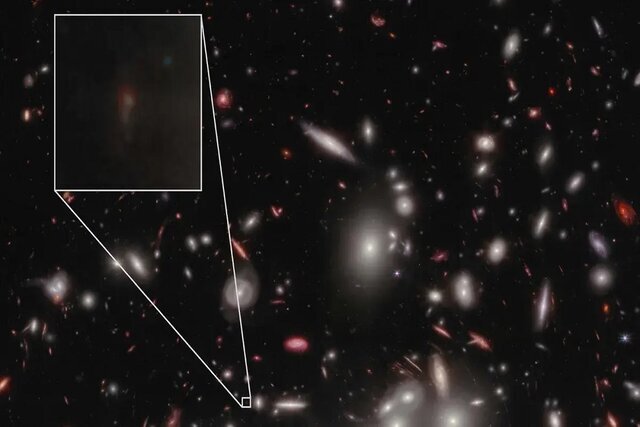 جیمز وب کم‌نورترین کهکشان کیهان را هم به دام انداخت/ عکس