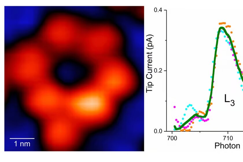 اولین تصویر اشعه ایکس از یک اتم با «سوزن کوانتومی»/ عکس