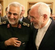 کیهان: ظریف، سردار شهید سلیمانی را «سپر بلای» خود کرده / «تبلیغاتچی انتخاباتی» اصلاح‌طلبان شده
