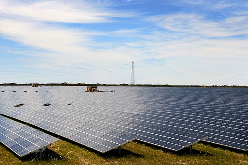 ببینید | تصاویر هوایی جالب از وسعت مزرعه خورشیدی گوگل!