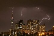 عکس | دلبری رنگین کمان در آسمان تهران بعد از یک روز سخت و طوفانی