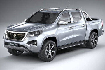 تصاویر | رونمایی از خودرو جدید ایران‌خودرو؛ این وانت غول پیکر رقیب هایلوکس شد!