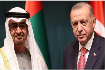 رئیس امارات به ترکیه رفت