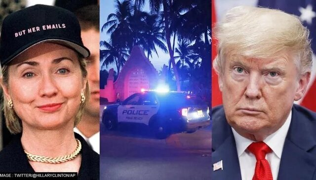 هیلاری با این کلاه ترامپ را مسخره کرد!/عکس