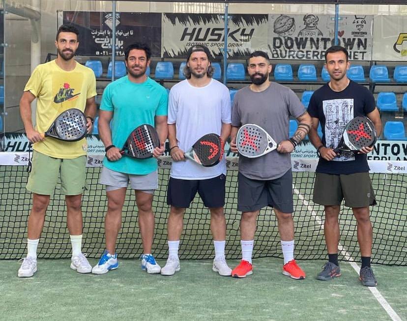 عکس | پدل بازی گلزار با پرسپولیسیها و استقلالهای سابق