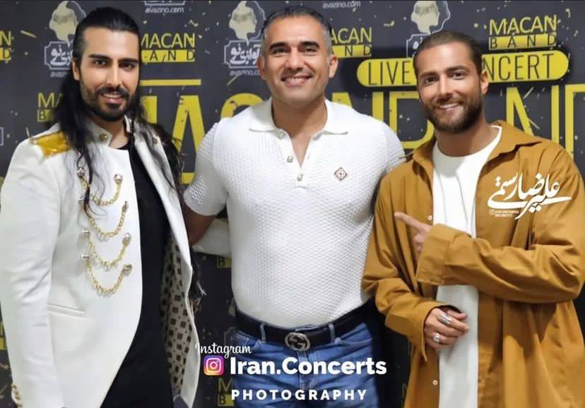 عکس | چرخ زدن عقاب در کنسرت ماکان بند!