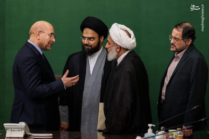 عکسی جنجالی از «نشست حجاب» قالیباف، بدون حضور حتی یک کارشناس خانم!