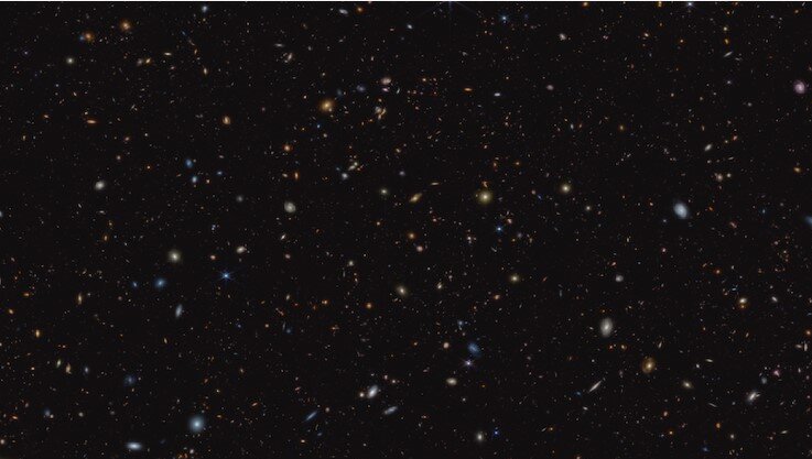 پی بردن به عظمت کیهان با نگاه به بیش از ۴۵ هزار کهکشان در یک قاب/ عکس