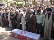 پیکر شهید مدافع امنیت در کوهدشت به خاک سپرده شد