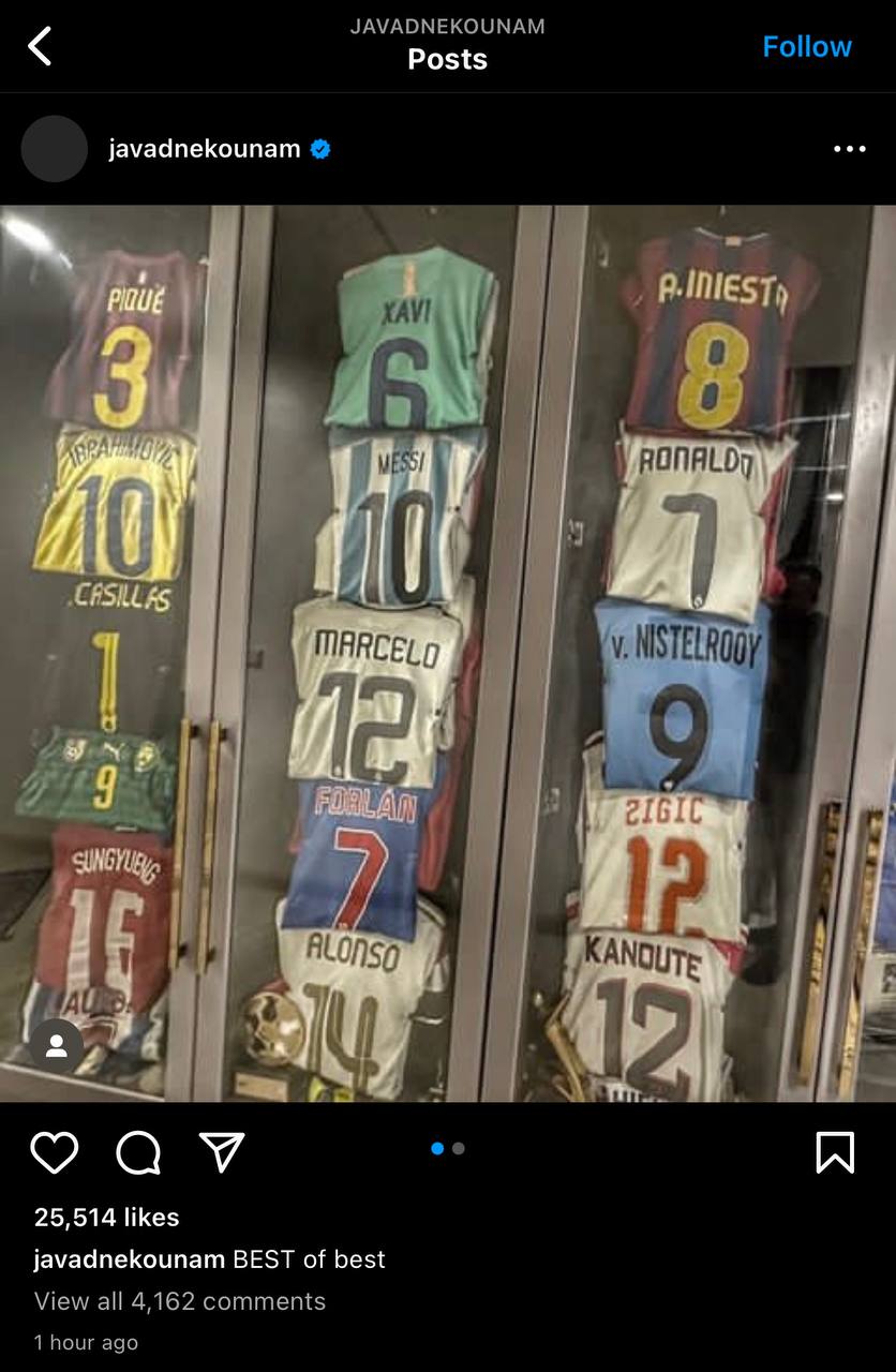 عکس | که قدرتمنایی هواداران استقلال در صفحه نکونام؛خوش آمدی