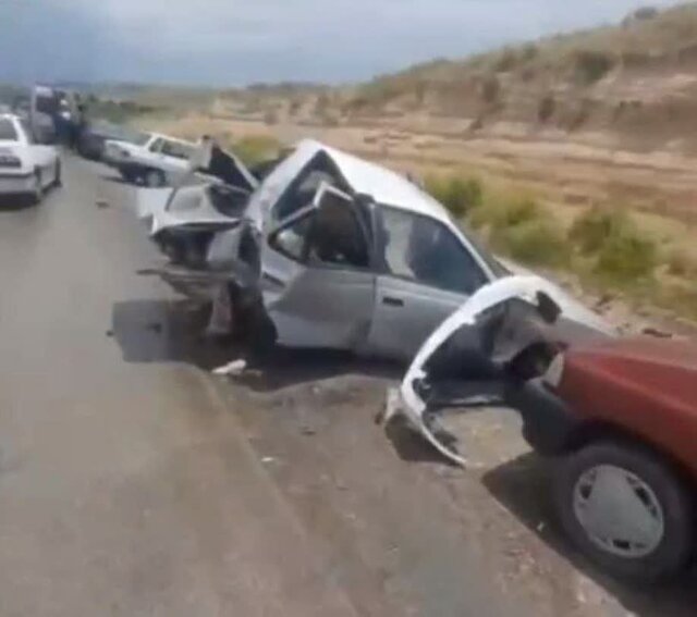 تصادف زنجیرهای در اتوبان تبریز-تهران/ عکس + جزئیات