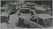 عکس جالب از ترافیک تهران ۴۰سال قبل /جولان پیکان در خیابان‌ها