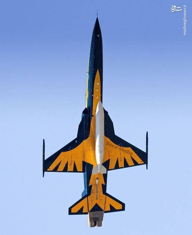 این جنگنده ایرانی جایگزین اف ۵ آمریکایی است / قابی از این جنگنده بومی کشور ببینید