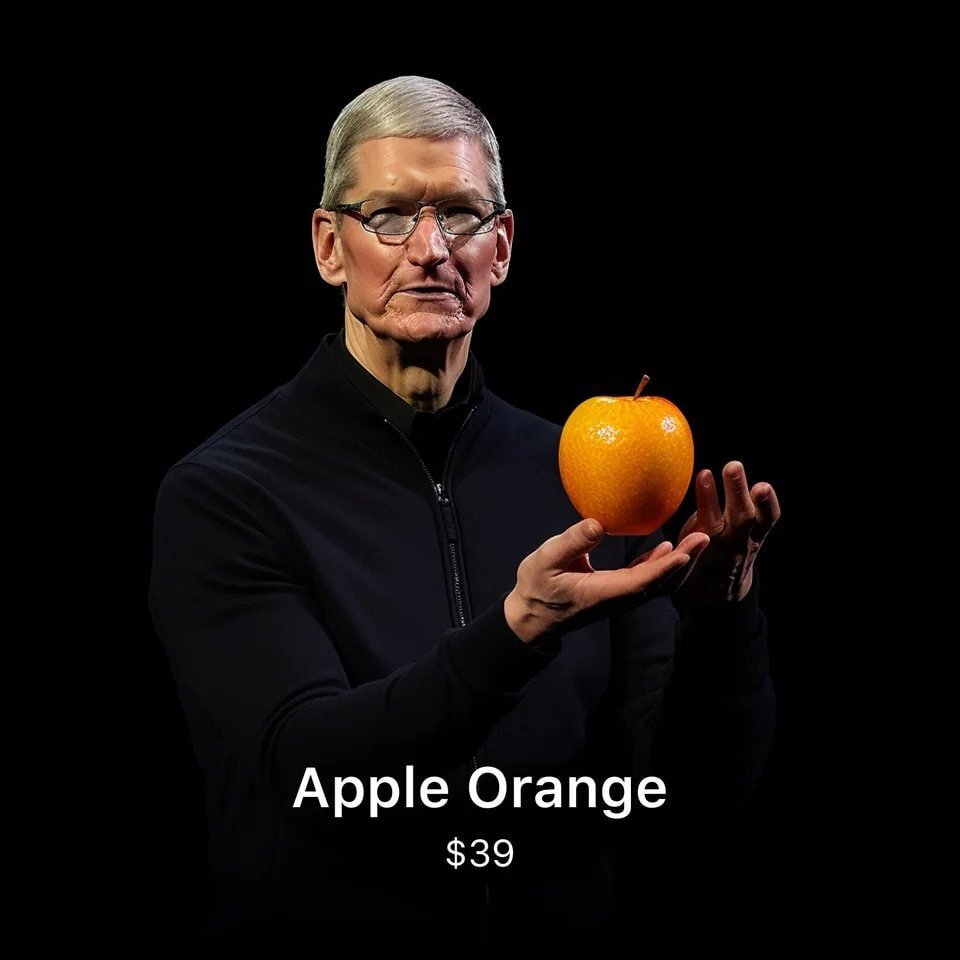 رونمایی از پرتقال ۳۹ دلاری اپل!