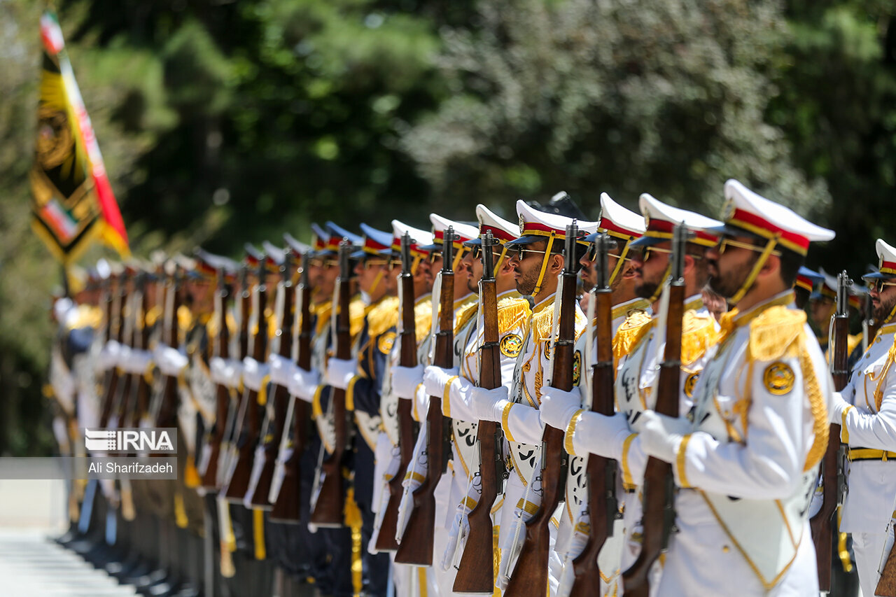 گزارش تصویری از استقبال رسمی رئیسی از رئیس جمهور ازبکستان