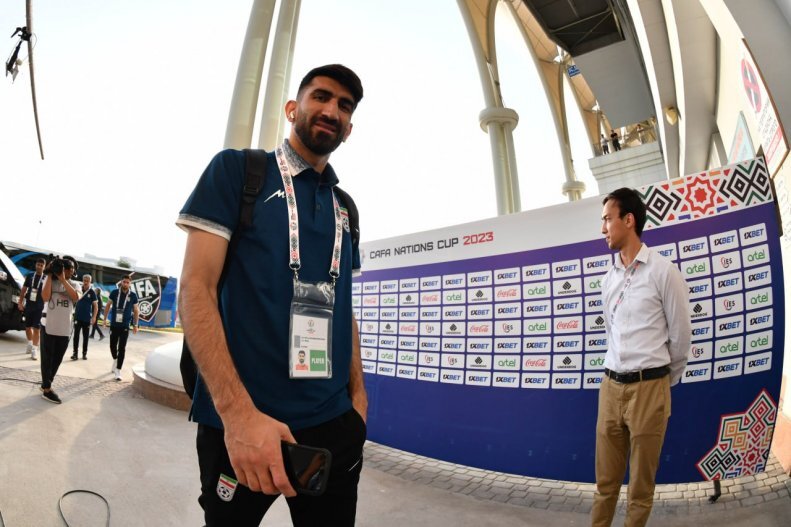 عکس| بیرانوند ساعتی قبل از خونریزی