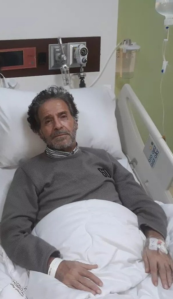 عکس | ابوالفضل پورعرب روی تخت بیمارستان