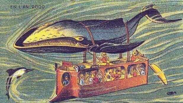 تصورات بامزه مردم ۱۰۰ پیش از آینده و پیشرفتهای عجیب و غریب/ عکس
