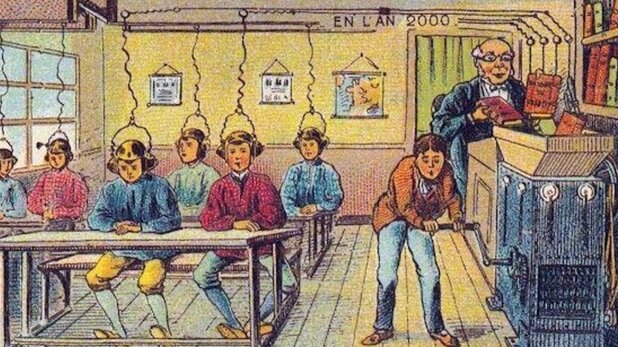 تصورات بامزه مردم ۱۰۰ پیش از آینده و پیشرفتهای عجیب و غریب/ عکس