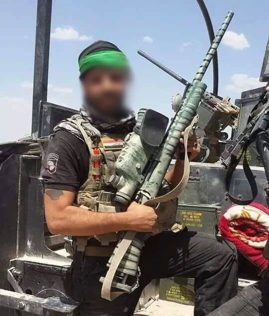 عکس | سلاح پیشرفته ارتش آمریکا در دست چریک عراقی!