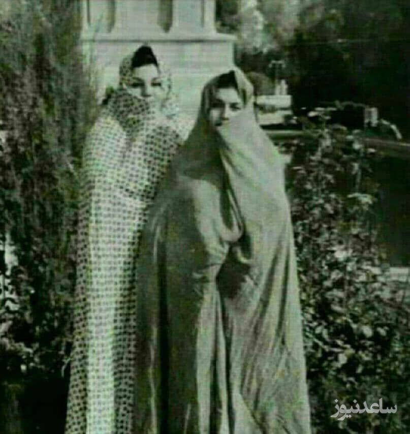 پوشش هایده و مهستی سر مزار فردوسی/ عکس