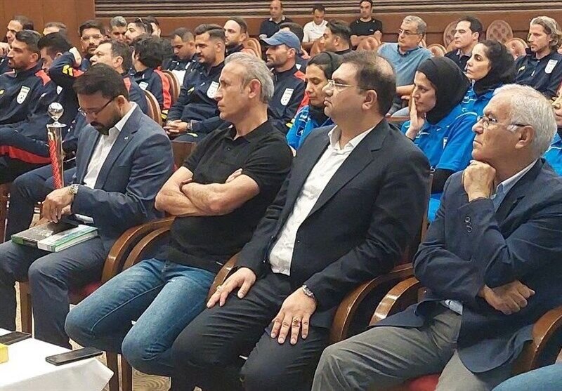 عکس| یحیی گلمحمدی و سیدجلال حسینی سرکلاس مربیگری زنان