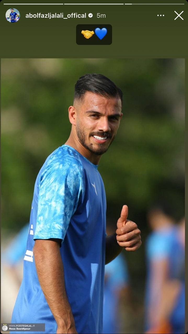 عکس | مدافع استقلال ماندنی شد