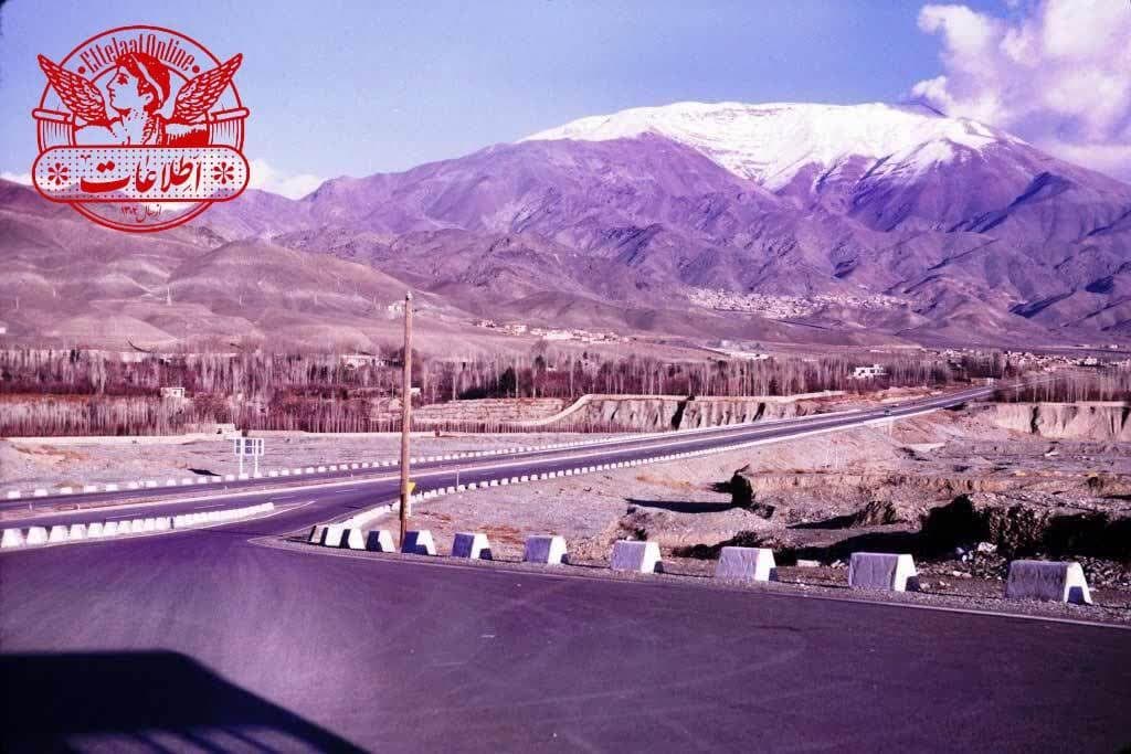 آزادراه تهران-کرج محدوده پل فردیس، ۵۴ سال قبل!/ عکس