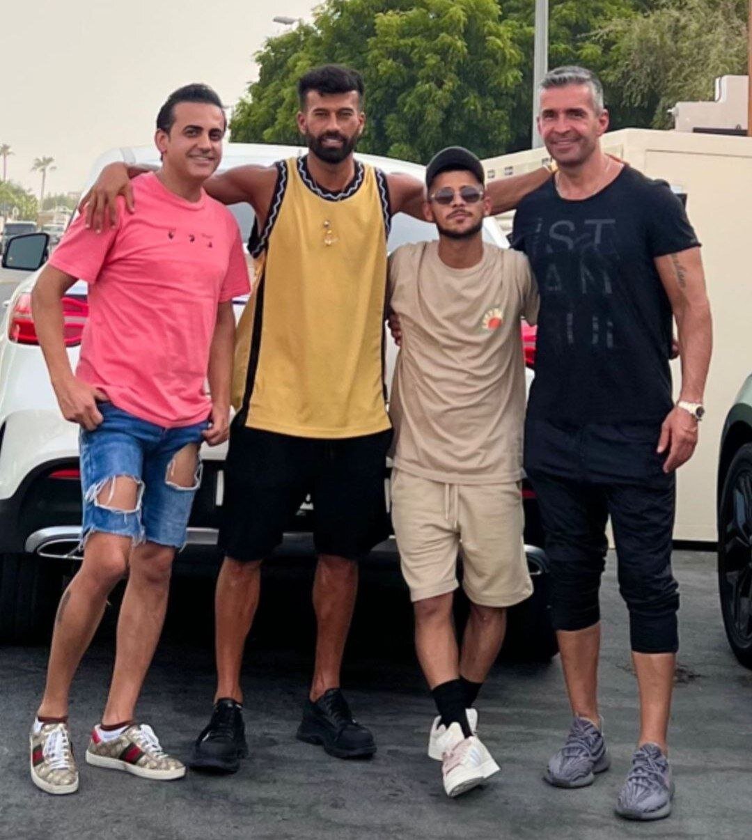 عکس | گشت و گذار قایدی با یک پرسپولیسی در دوبی 2