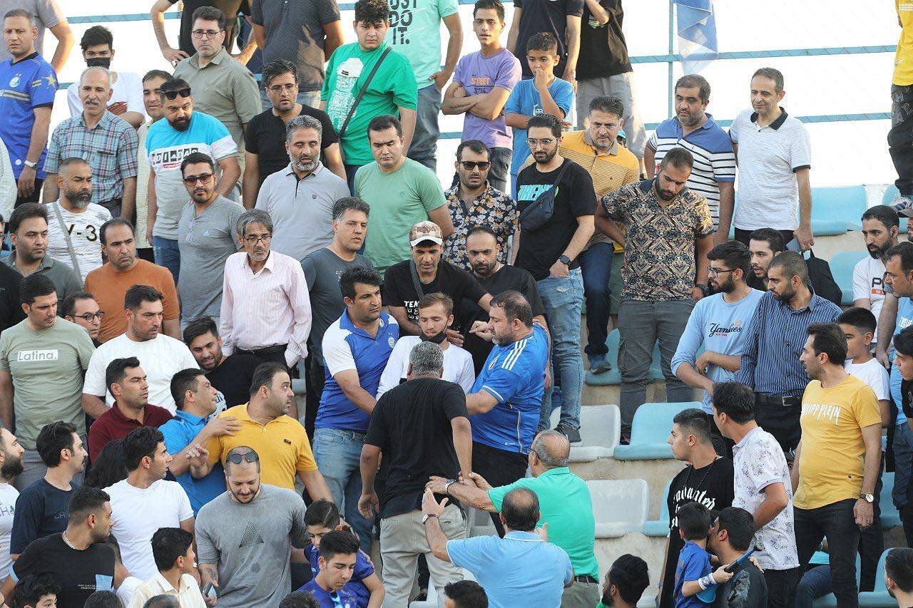 عکس | فریم به فریم با کتککاری در تمرین استقلال