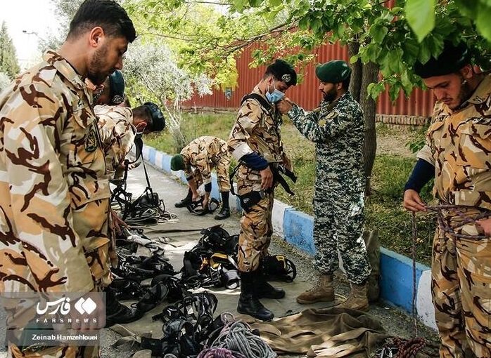 تصاویر خاص نیروهای ویژه ارتش در حال انجام آموزش‌های نظامی