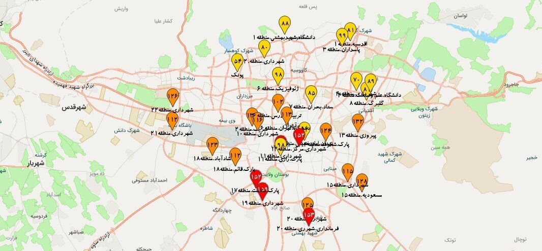 هوای تهران همچنان آلوده است؟
