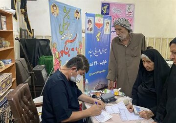 بسیج پزشکی، خدمات بهداشتی و درمانی به شهروندان بندر امام خمینی(ره) ارائه داد