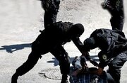 زمین گیر شدن عامل گروگانگیری در کرمانشاه با اقتدار پلیس