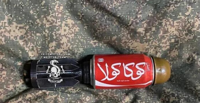 خلاقیت جالب روسها در استفاده از قوطیهای نوشابه ایرانی/ عکس