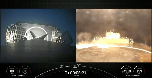 رکورد جدید و دستنیافتنی موشک مشهور فالکون / عکس