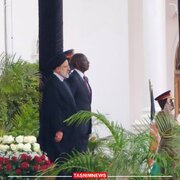 استقبال از رئیسی در کاخ ریاست جمهوری کنیا + عکس