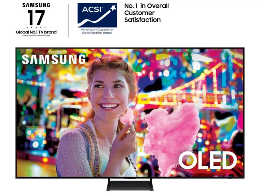 رونمایی از بزرگترین تلویزیون OLED سامسونگ با پنل الجی/ عکس