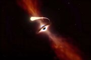 عکس| سیاه‌چاله‌ای خاموش، ناگهان به یکی از درخشان‌ترین اجرام کیهان تبدیل شد