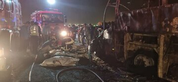 جزئیات تصادف مرگبار اتوبوس مسافربری و دو خودرو سواری/ عکس