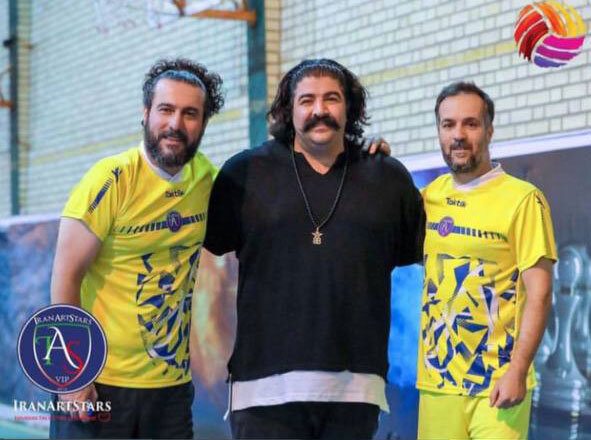 عکس | استایل متفاوت مهران‌فر، بهنام بانی و محسن کیایی در تیم والیبال هنرمندان!