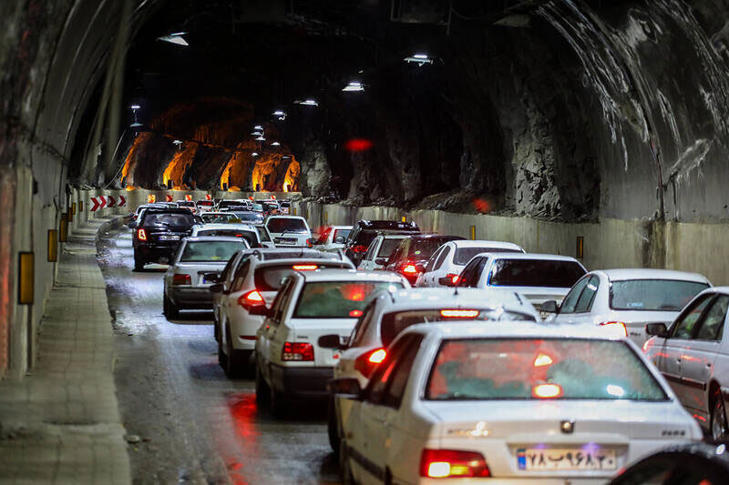 ببینید | تصاویر تازه از شدت ترافیک سنگین در جاده چالوس