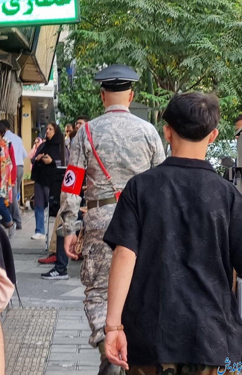 افسر نازی ها در خیابان فاطمی تهران ! + عکس